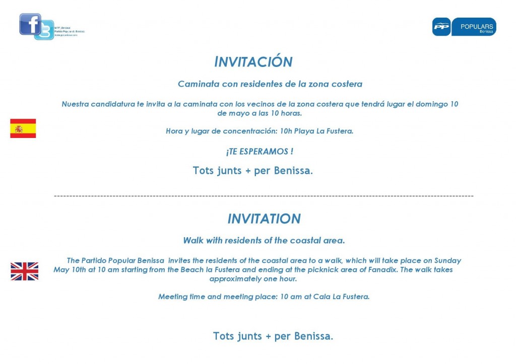 INVITACIÓN en idiomas paseo residentes 10.5.15